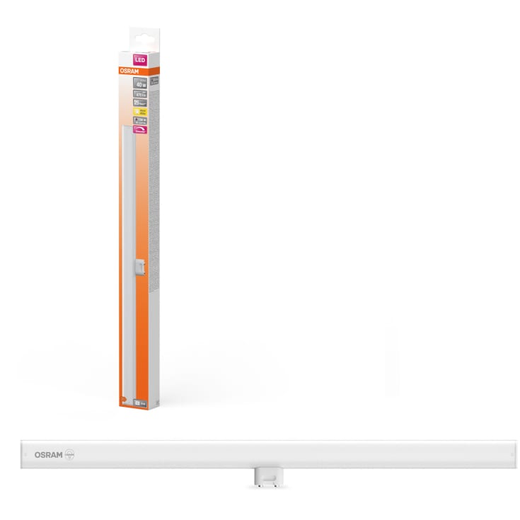 Osram LEDinestra mat 470lm 4,9W/827 (40W) S14d 200° 50cm dæmpbar