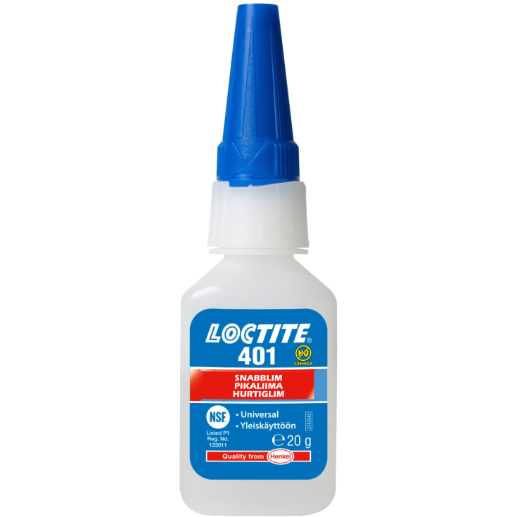 Loctite 401 snabblim, multifunktionellt, 20g
