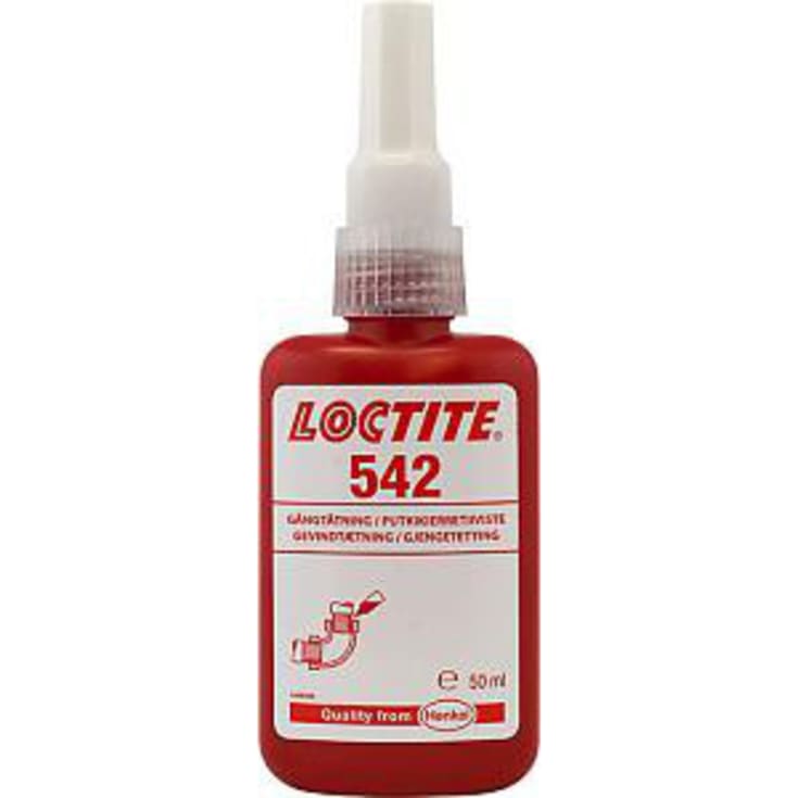 Loctite 542 gjengetetning, medium styrke, 50 ml
