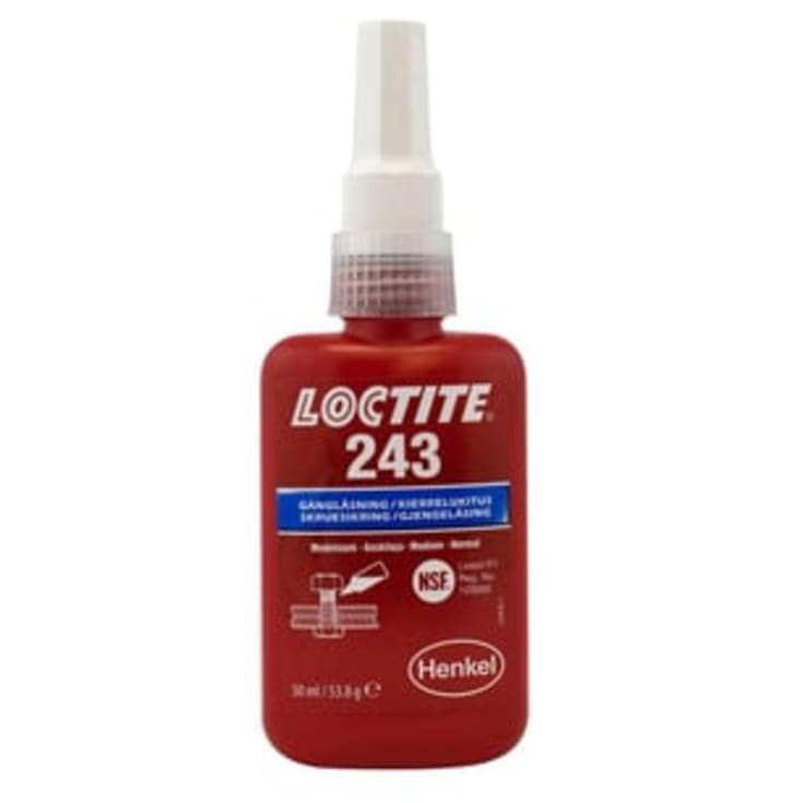Loctite 243 gänglåsning, medium styrka, 50 ml