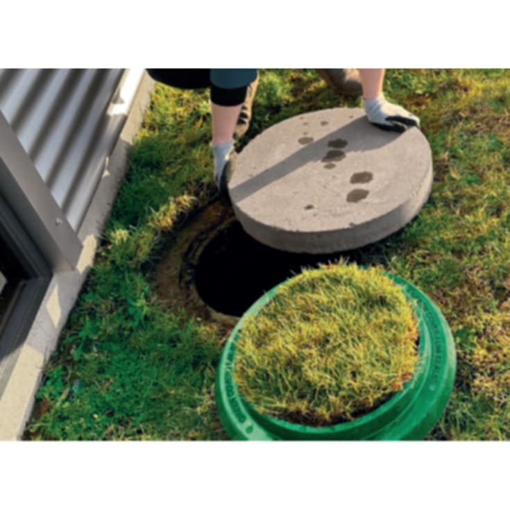 GreenCover 315 mm havedæksel til betonkegle, komposit