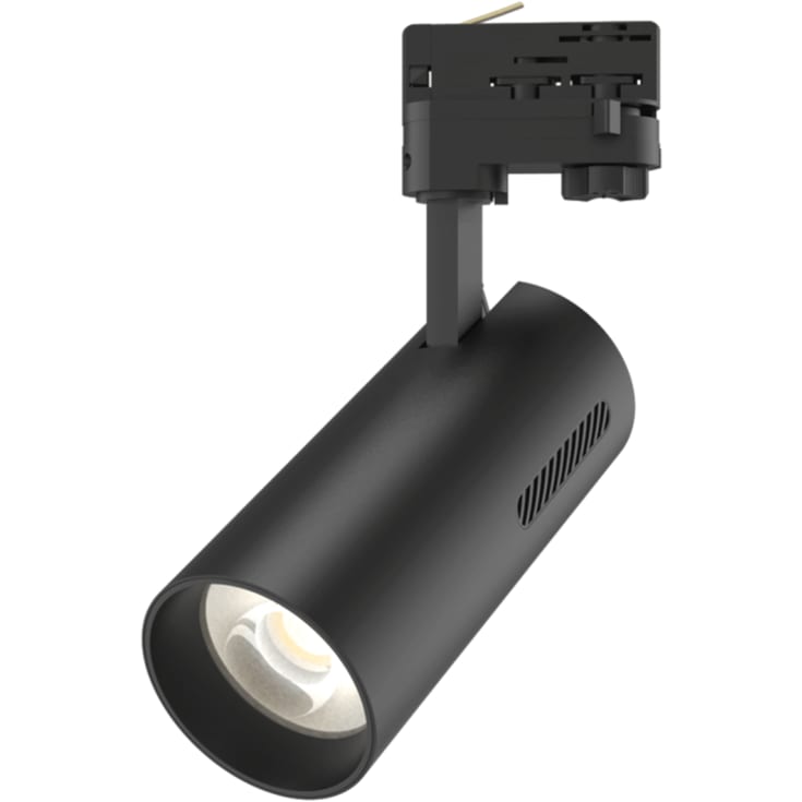 grön:ID Flerfärgad LED rail spot 3F svart 20W RGBCTA