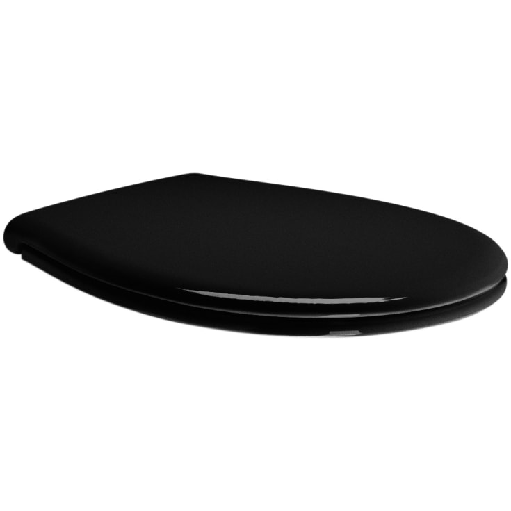 GSI Classic toiletbræt, soft close, aftagelig, sort