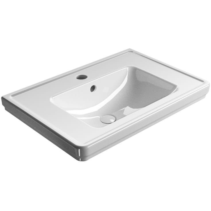 GSI Classic håndvask, 75x50 cm, hvid