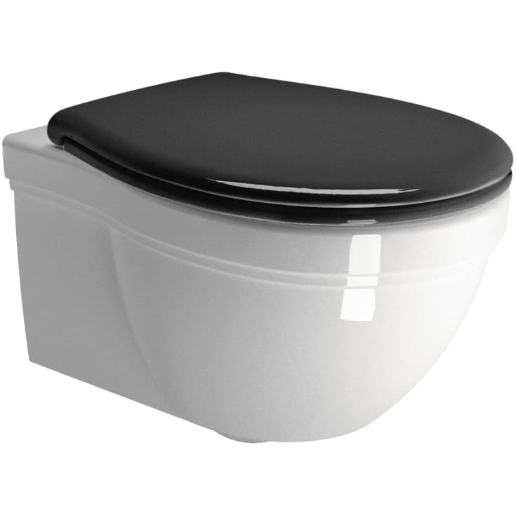 GSI Classic vägghängd toalett, antibakteriell, vit