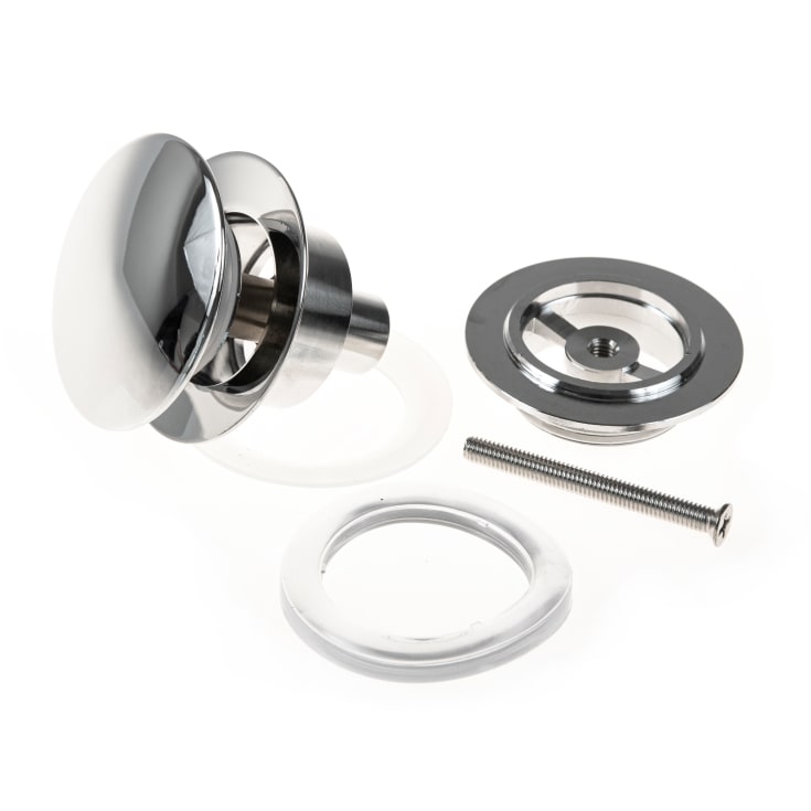 K. Neerskov bunnventil, push-open, krom