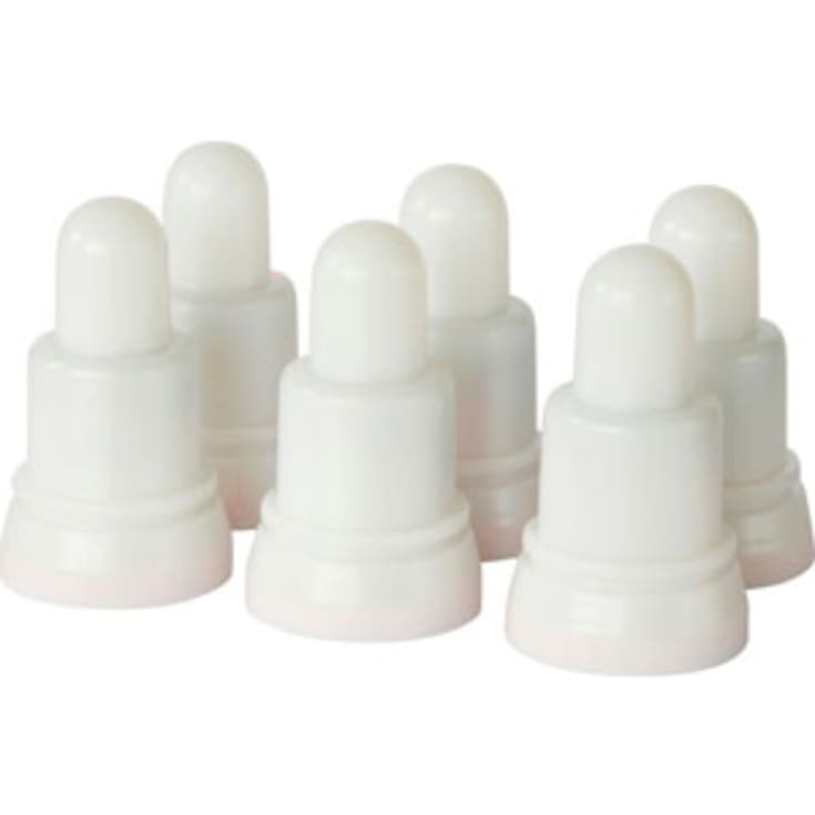 Duni genopladelige LED indsats, hvidt lys, 6 stk.