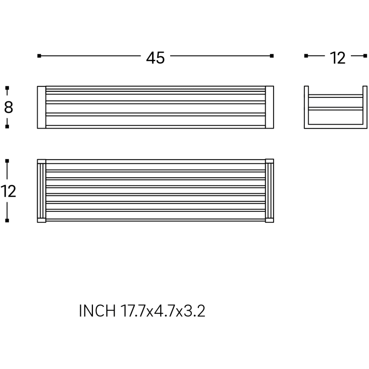 Cosmic Essentials brusehylde, krom