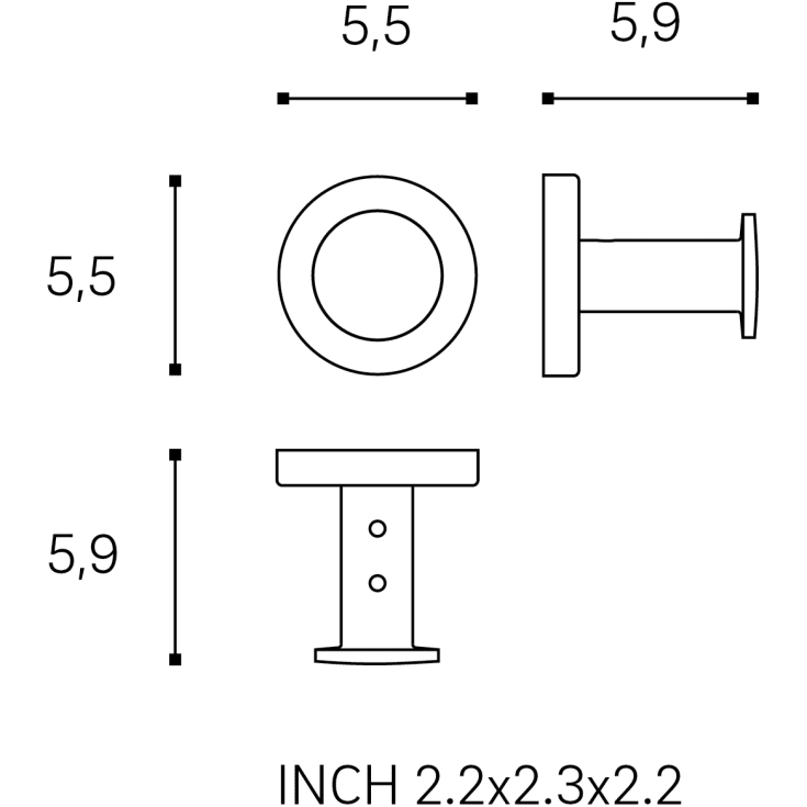 Cosmic Architect S+ håndklædekrog, mat hvid