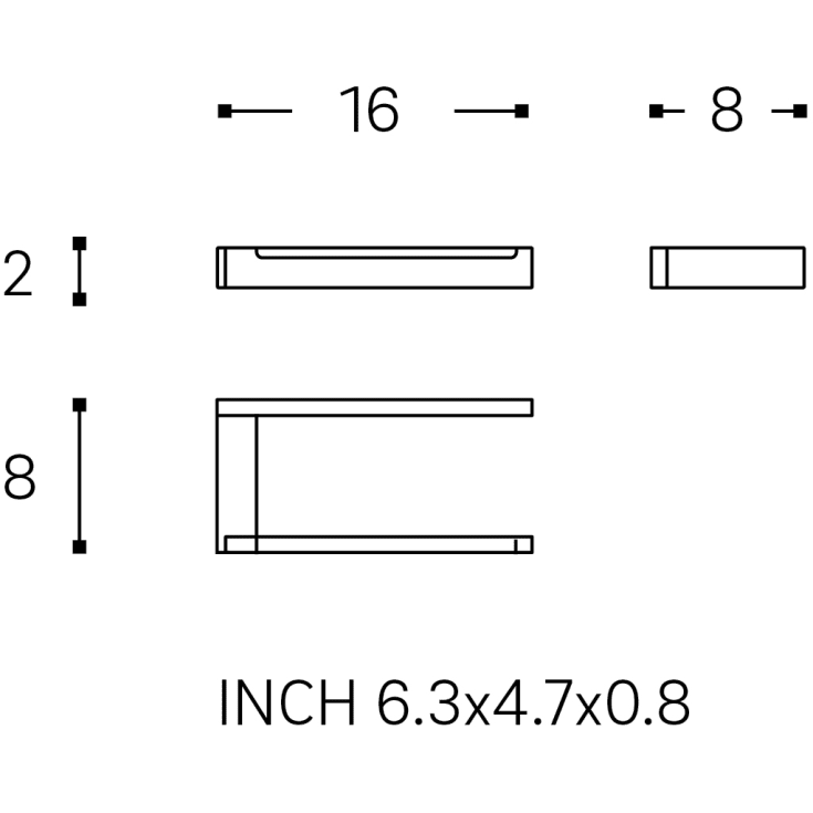 Cosmic BathlifeA toiletrulleholder, krom