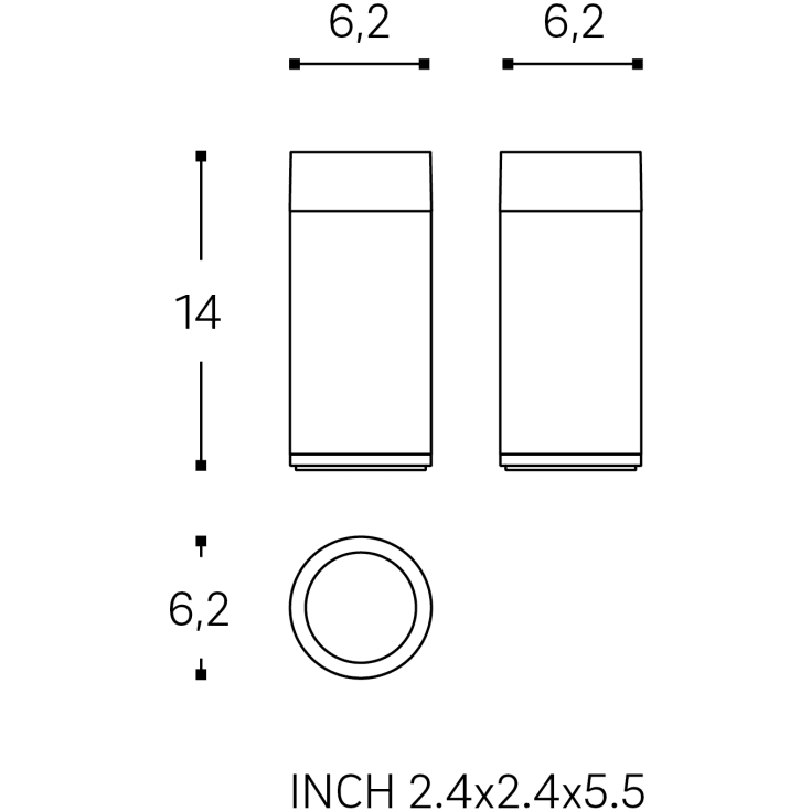 Cosmic BWC toiletrulleholder, mat hvid