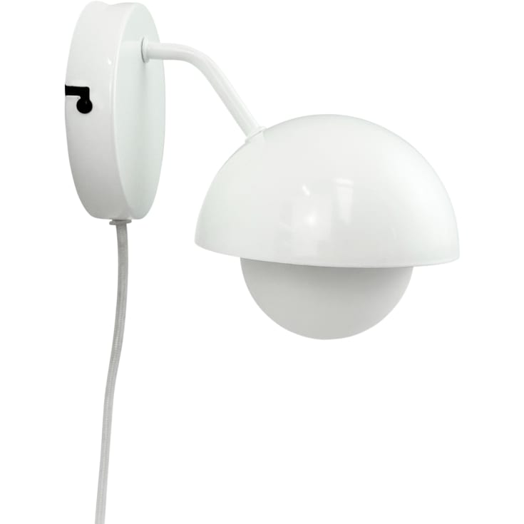 Dyberg Larsen Rose vägglampa, vit