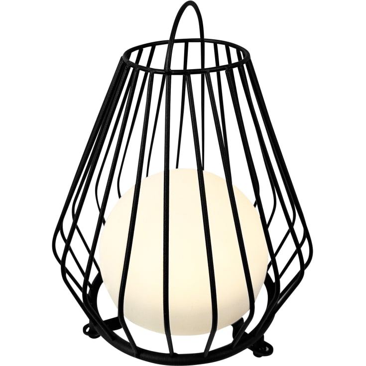 Dyberg Larsen Evesham solcellslykta, svart, 38 cm