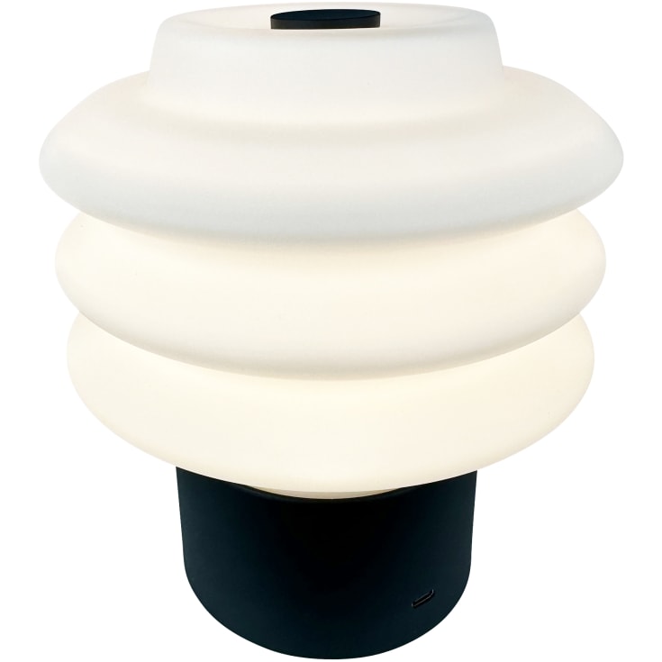 Dyberg Larsen Diva genopladelig bordlampe, sort