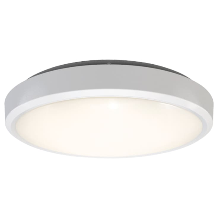 Væg-/Loft 18W IP54 hvid 3K/4K Ø304 x 55mm 1847 lumen HF sensor