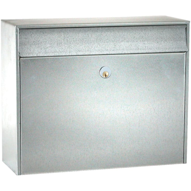 MEFA postkasse Bosca 33, m/lås, galvaniseret, 310 x 380 x 145 mm