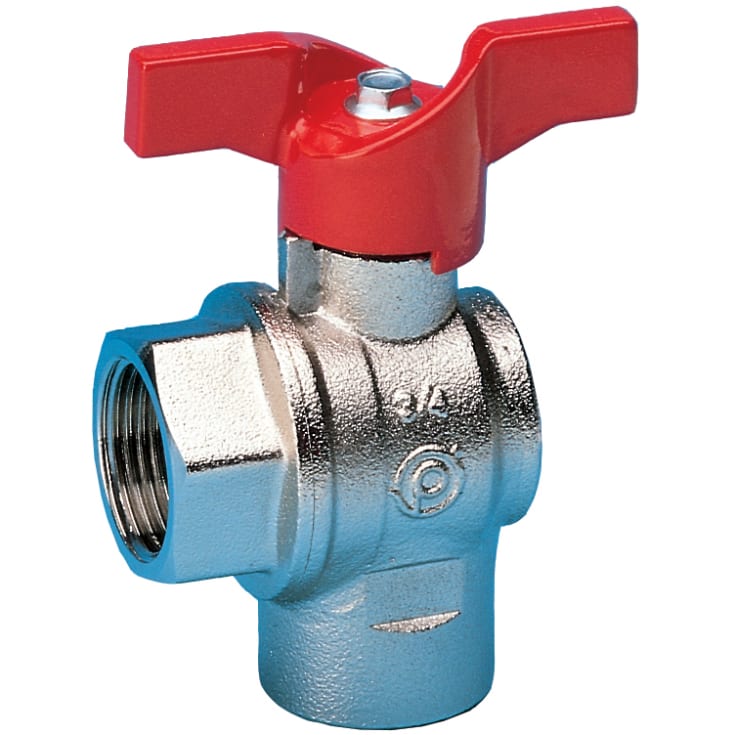 PETTINAROLI 59 kuglehane/T-greb 1/2 fuld/vinkel mf messing varmp