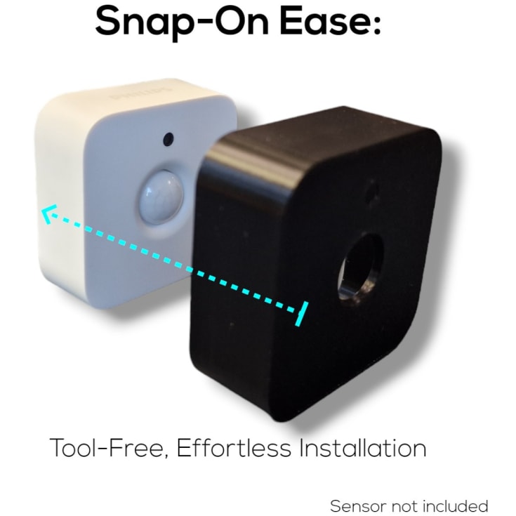 HiluX cover til Hue Motion sensor, sort