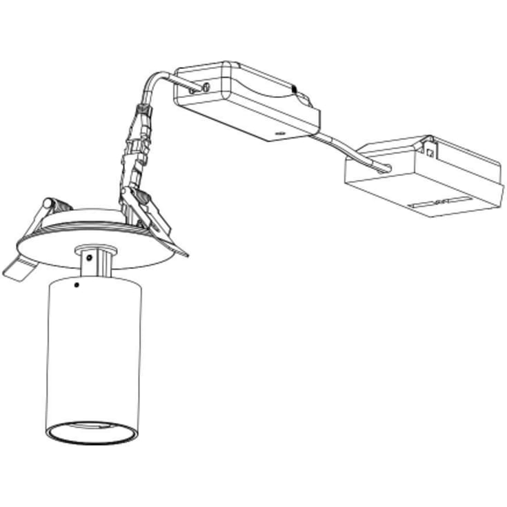 SLC ART Loftlampe 1 x 3000K hvid