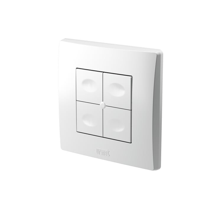 Yokis Trådløs batteridrevet trykknapp med 4 knapper TLM4-UP ZigBee, BlueTooth