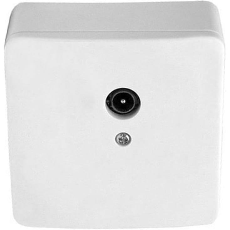 EURO IMO-H, Euro IEC Hane-uttag utan filter 0db, TV, vit