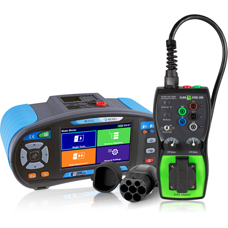 Installasjonstest / KLS Metrel MI3152 + EVSE-200