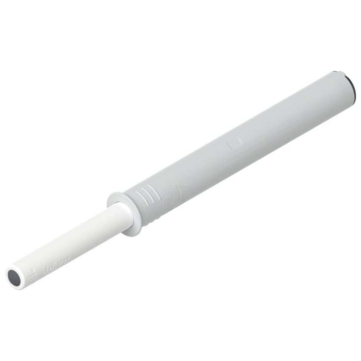 <p>Tip-on push-up-modul utan magnet, lång modell, vit, öppnas 38 mm</p>
