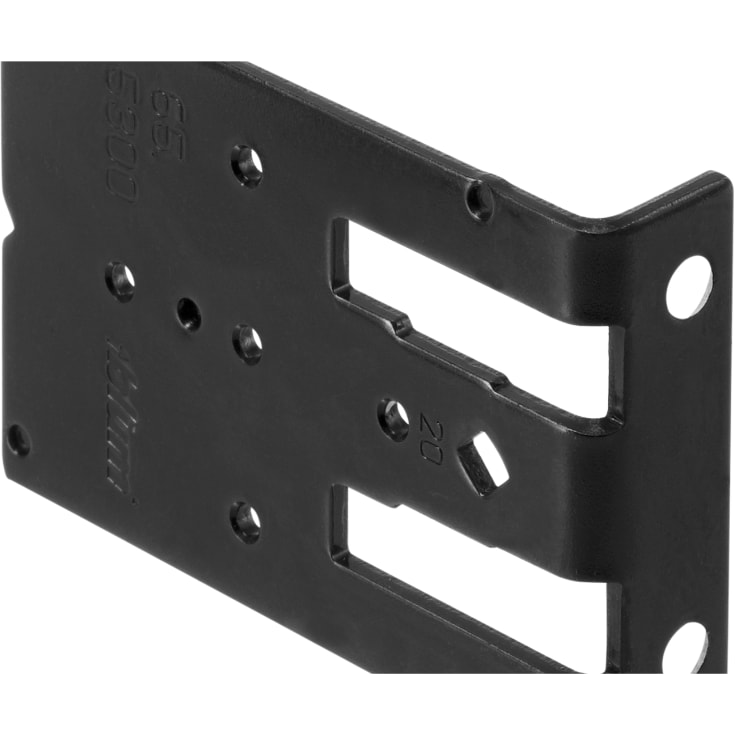 Boreskabelon til monteringsbagplader