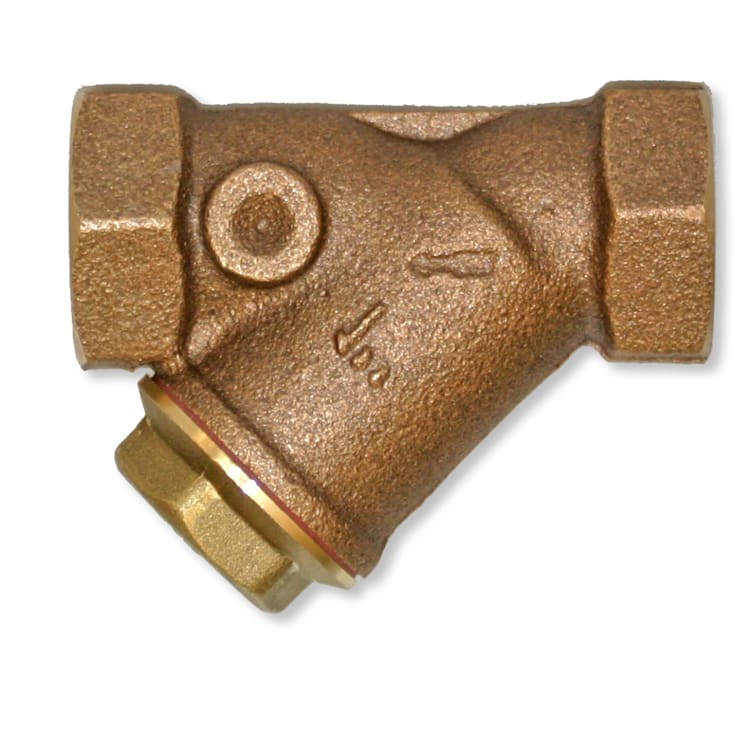 1.1/2" Snavssamler i rødgods med integreret Y-filter