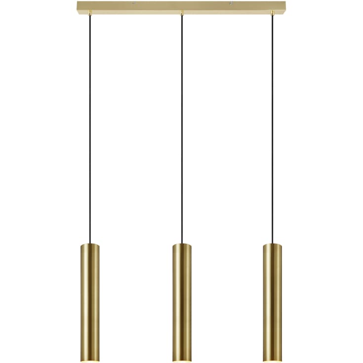 RUBEN Pendel 3L børstet messing