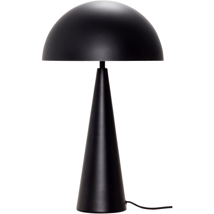 Hübsch Mush bordslampa, svart, 50 cm