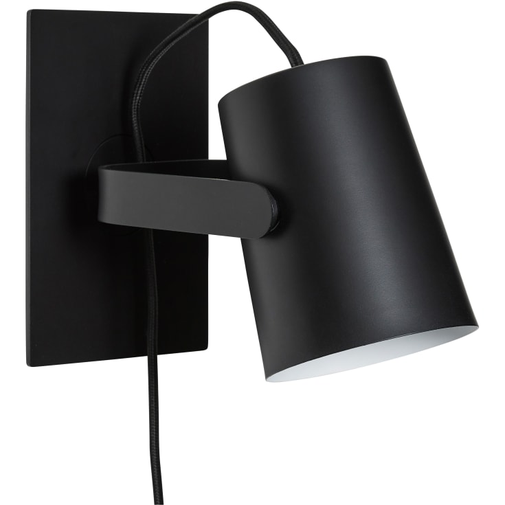 Hübsch Ardent vägglampa, svart