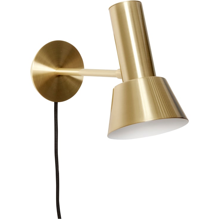 Hübsch Tap vägglampa, mässing