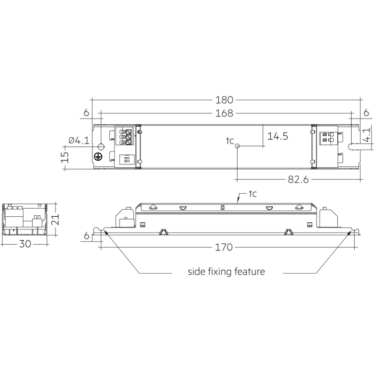 Tridonic Driver LC 38/400-700/54 flexC lp SNC4 lineær On/Off
