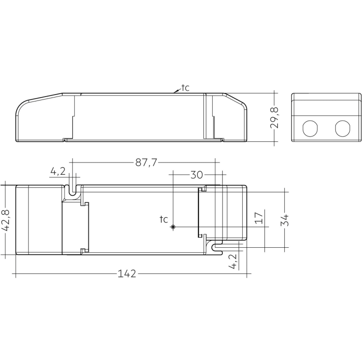 Tridonic Driver LC 35W 24V SC SNC2 SP On/Off