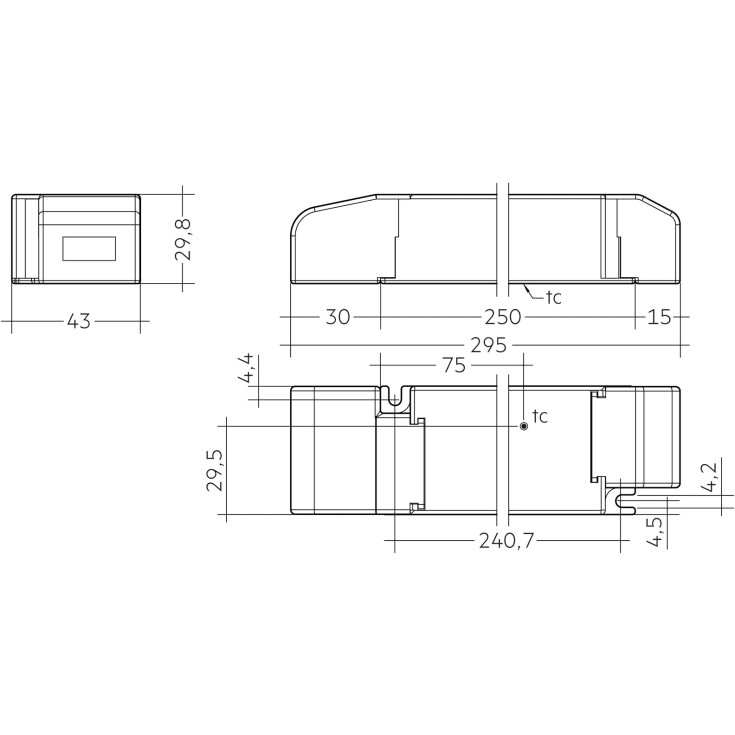 Tridonic Driver LC 100W 24V SC SNC2 SP On/Off