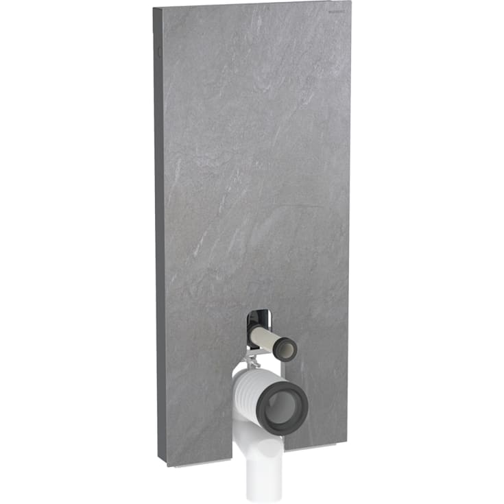 Geberit Monolith sisterne til back-to-wall toalett, 114 cm, grå skiferlook