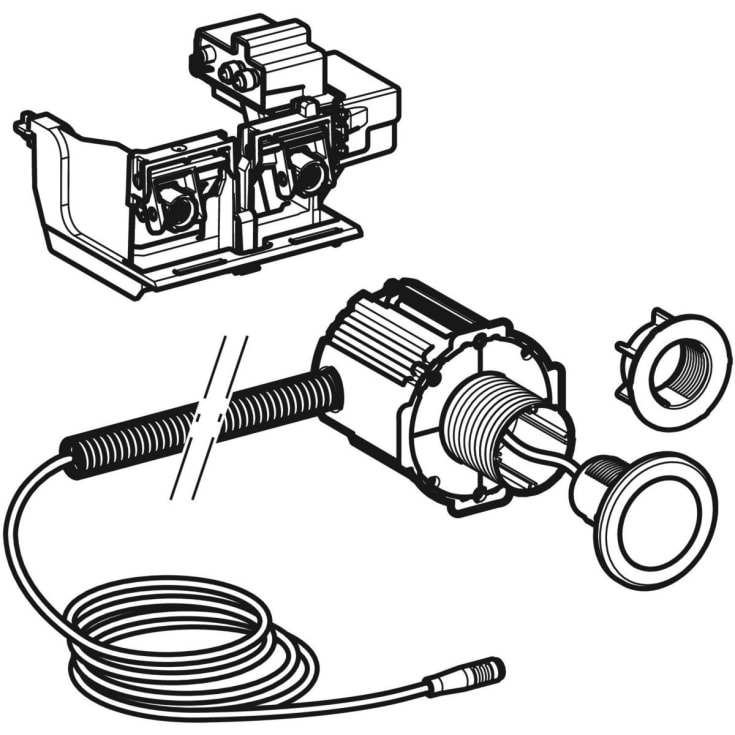Geberit elektronisk skyllestyring, netdrift