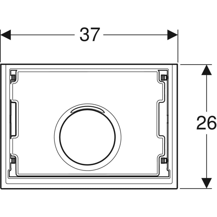 Geberit sluttmonteringssett til Geberit One servant med underskap