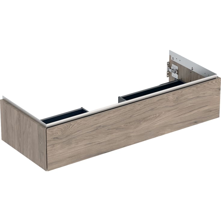 Geberit One tvättställsunderskåp, 118,4x47 cm, valnöt
