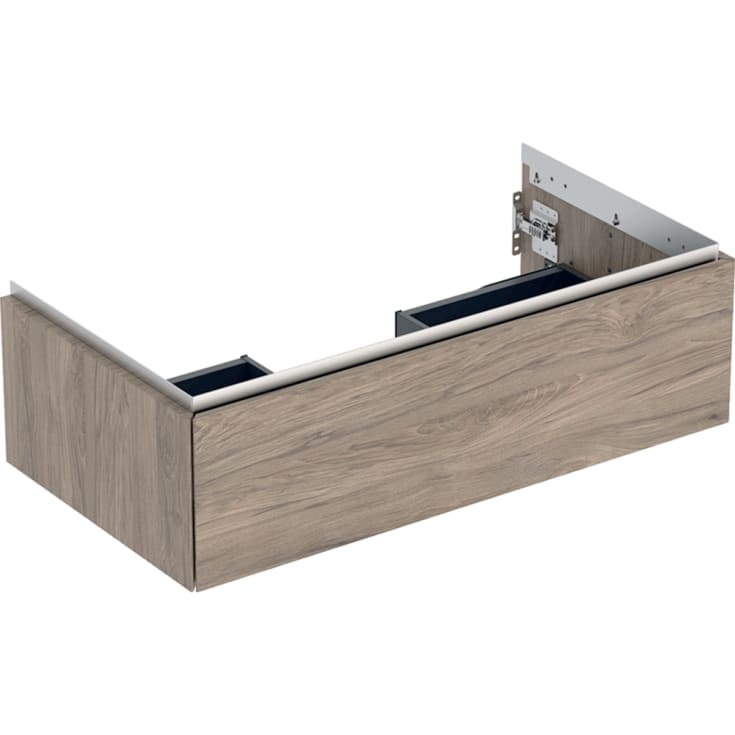 Geberit One tvättställsunderskåp, 88,8x47 cm, valnöt