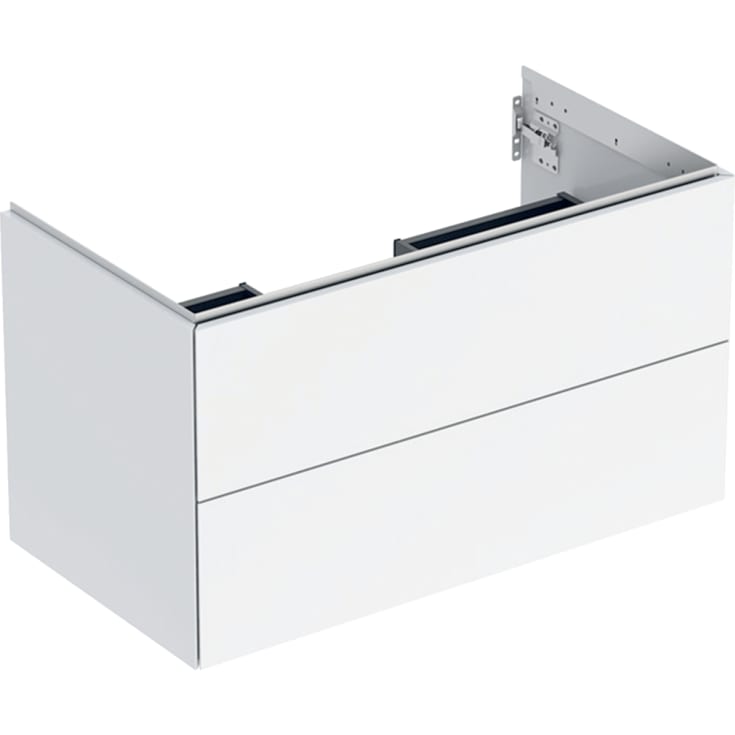 Geberit One tvättställsunderskåp, 88,8x47 cm, högglans vit