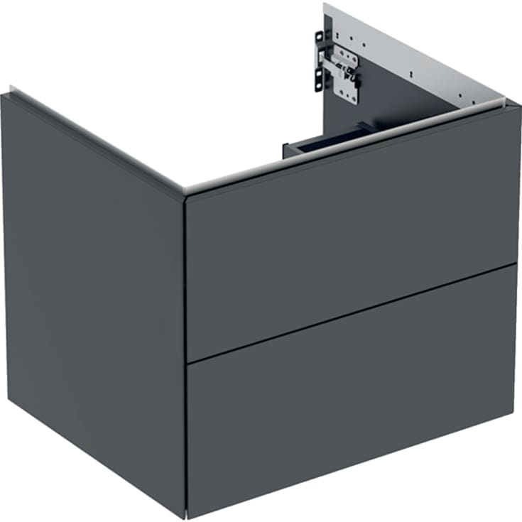 Geberit One tvättställsunderskåp, 59,2x47 cm, matt svart