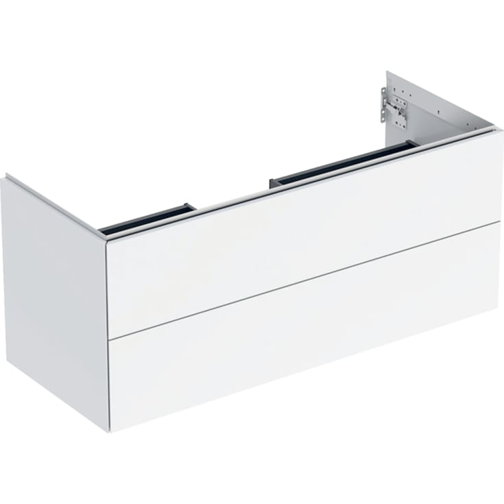Geberit One tvättställsunderskåp, 118,4x47 cm, högglans vit