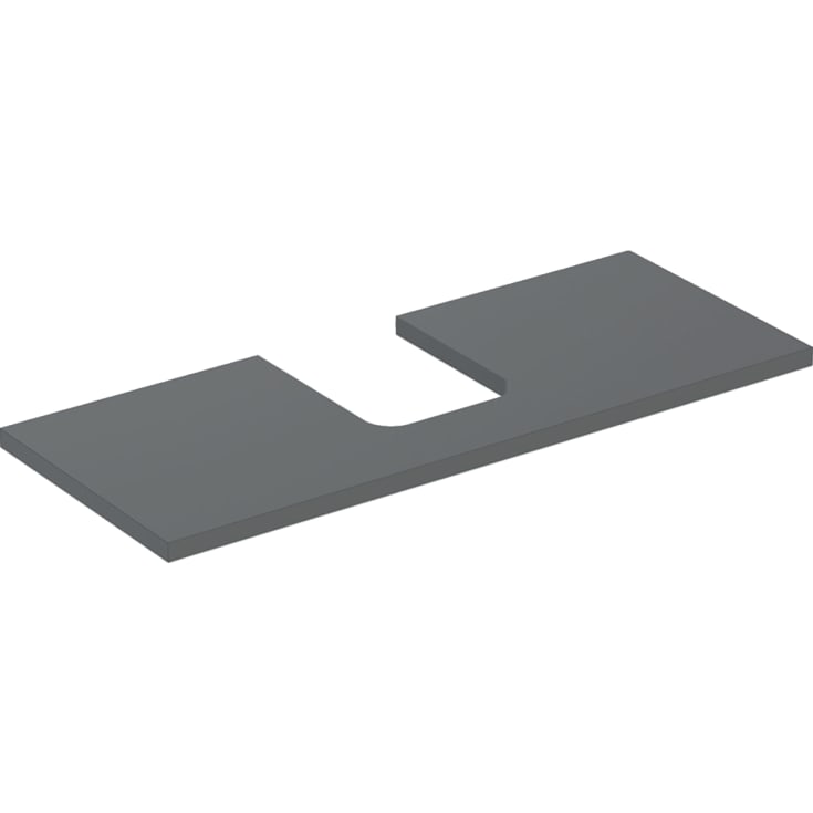 Geberit One bordplade, 119x47,3 cm, mat antracit