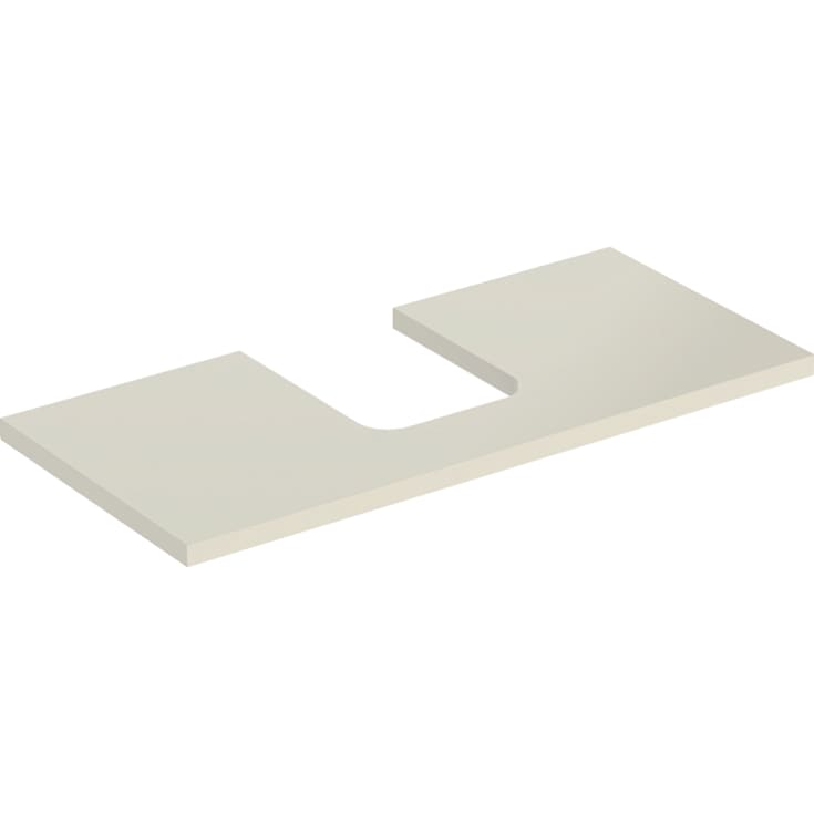 Geberit One benkeplate, 104,2x47,3 cm, høyglans beige