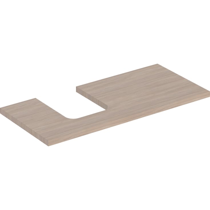 Geberit One bordplade, 104,2x47,3 cm, eg