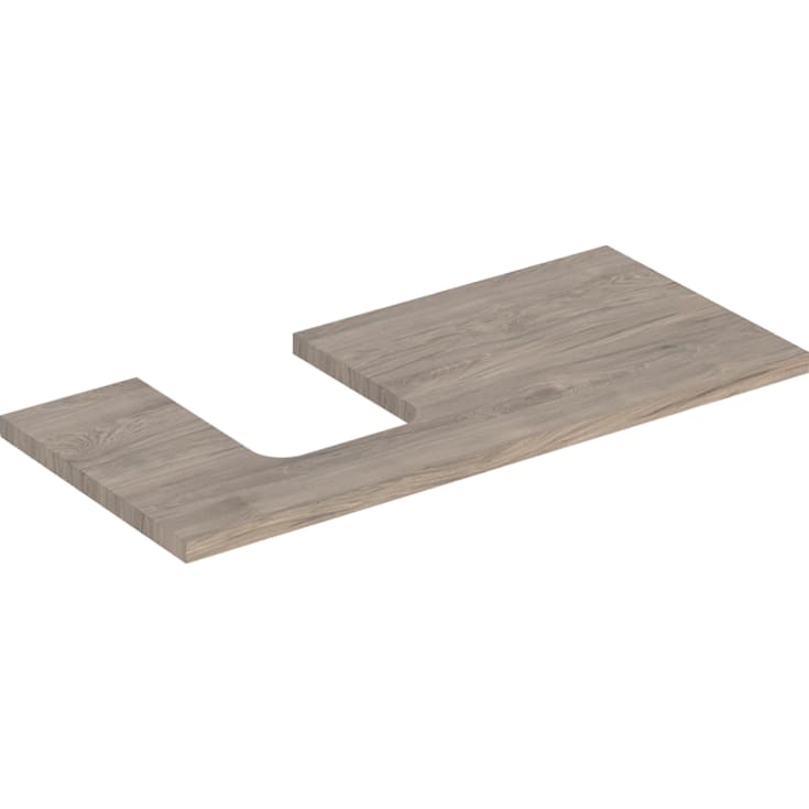 Geberit One bordplade, 104,2x47,3 cm, valnød