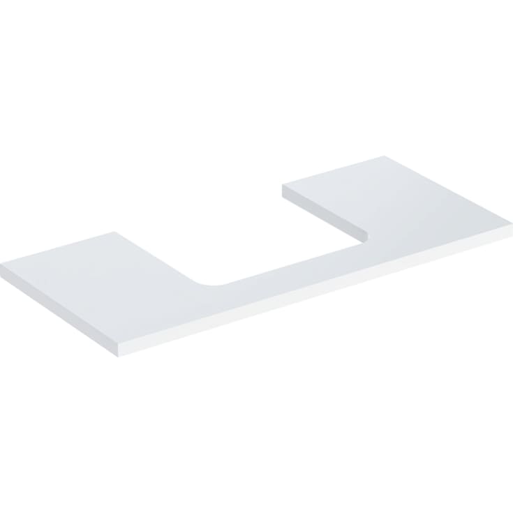 Geberit One bordplade, 104,2x47,3 cm, højglans hvid