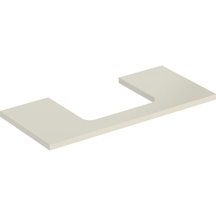 Geberit One bordplade, 104,2x47,3 cm, højglans beige